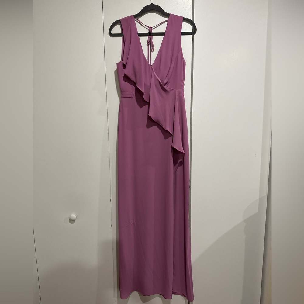 Elegant Mauve Sleeveless Dress